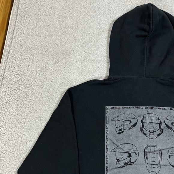 Halo Hoodie Mens Large Sweatshirt Xbox Video Game Infinite Graphic UNSC - Picture 10 of 14